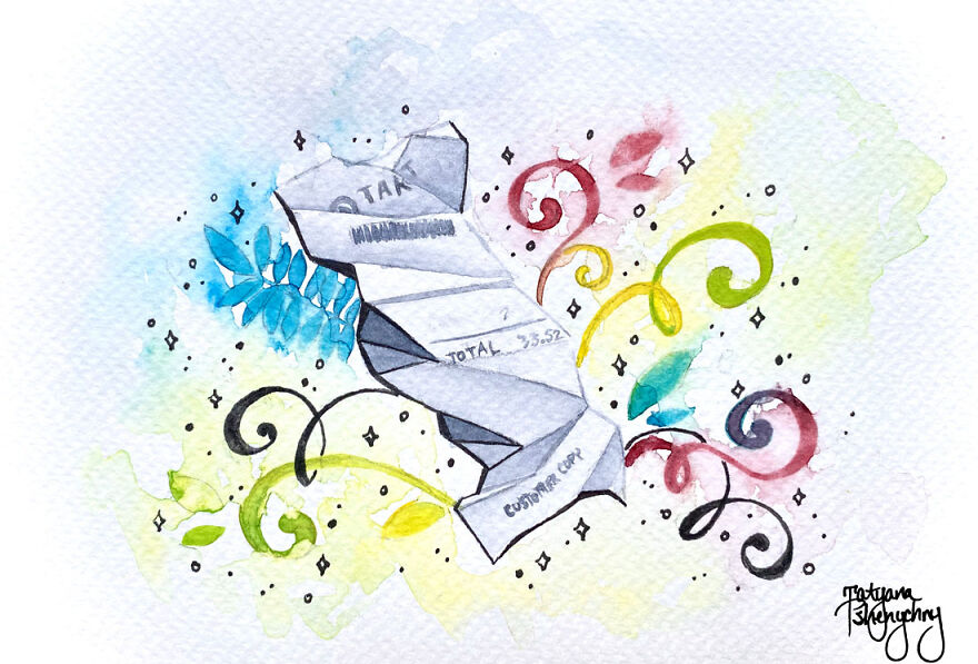 13 Objects That I Found On The Street Inspired Me To Paint Them Using Watercolors And Ink 13 Objects That I Found On The Street Inspired Me To Paint Them Using Watercolors And Ink