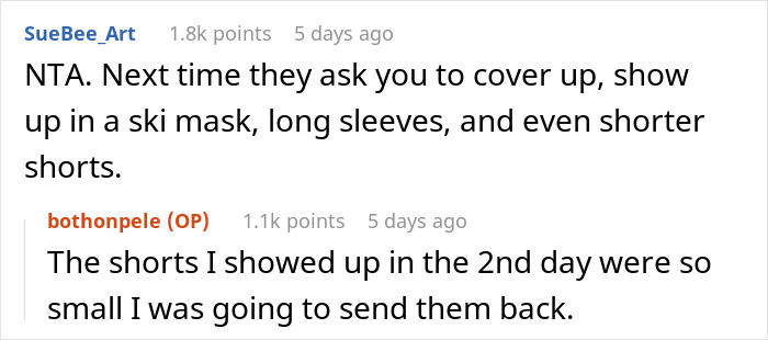 &ldquo;Am I The [Jerk] For Wearing Short Shorts To The Gym Even After Being Asked To Stop?&rdquo;