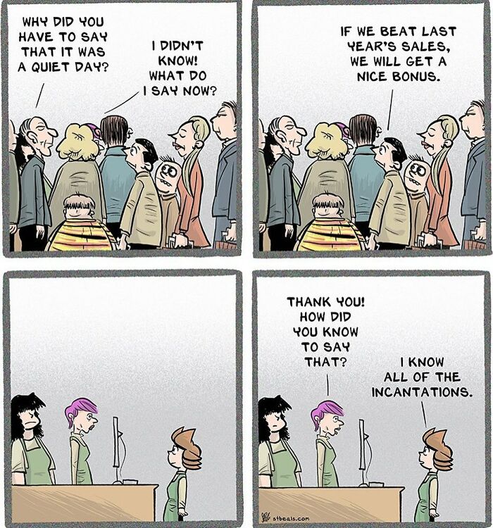 50 Comics About Everyday Conversations And Jobs In Retail By Stephen Beals (New Pics) 50 Comics About Everyday Conversations And Jobs In Retail By Stephen Beals (New Pics)