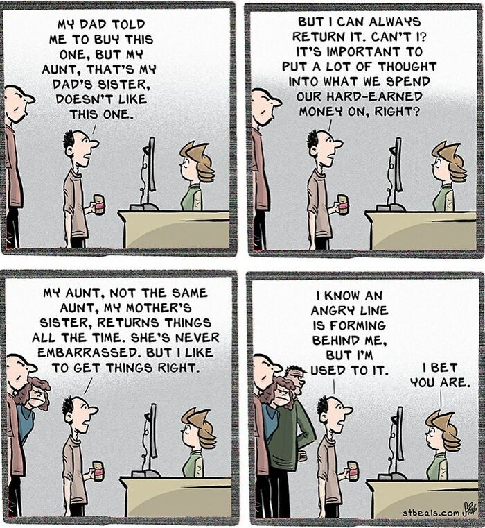 50 Comics About Everyday Conversations And Jobs In Retail By Stephen Beals (New Pics) 50 Comics About Everyday Conversations And Jobs In Retail By Stephen Beals (New Pics)