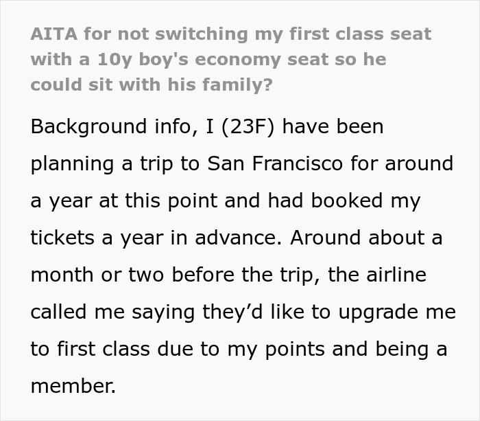 &#8220;As If I Had No Choice But To Move&#8221;: Woman Refused To Switch Plane Seats