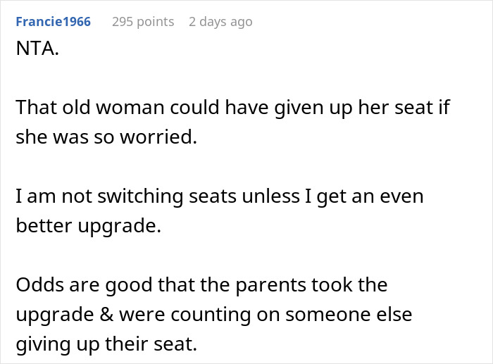 &#8220;As If I Had No Choice But To Move&#8221;: Woman Refused To Switch Plane Seats