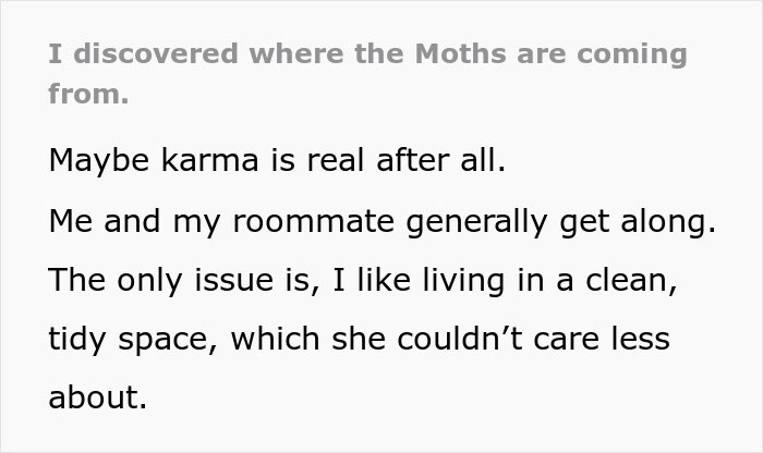 Woman Finds All Her Clothes Ruined, Regrets Not Listening To “Germaphobe” Roommate Woman Finds All Her Clothes Ruined, Regrets Not Listening To “Germaphobe” Roommate