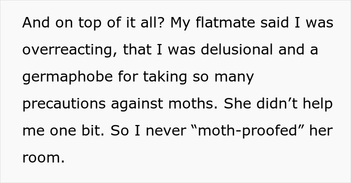 Woman Finds All Her Clothes Ruined, Regrets Not Listening To “Germaphobe” Roommate Woman Finds All Her Clothes Ruined, Regrets Not Listening To “Germaphobe” Roommate