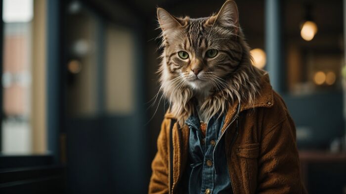 “Paws & Couture”: Images Of Cats And Dogs In Unique Styles I Made “Paws & Couture”: Images Of Cats And Dogs In Unique Styles I Made