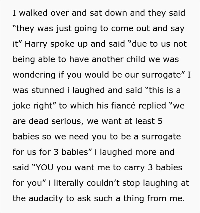 Woman Bursts Into Laughter After Cheating Ex And His Fiancée Ask Her To Carry Their Child