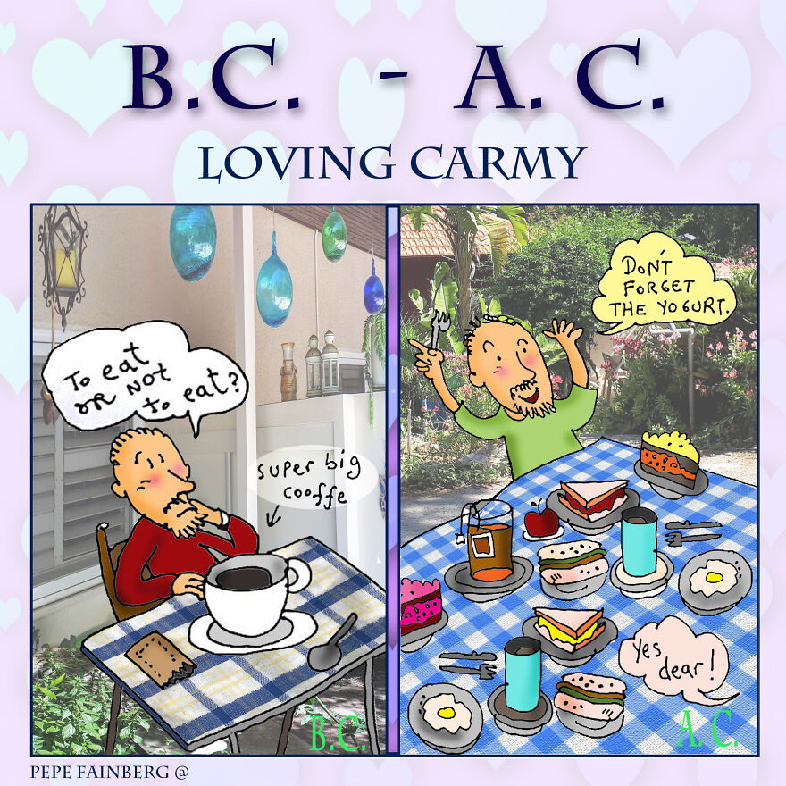 Capturing Love And Laughter: How Comics Reflect My Life Before And After Meeting Carmela (14 Pics) Capturing Love And Laughter: How Comics Reflect My Life Before And After Meeting Carmela (14 Pics)