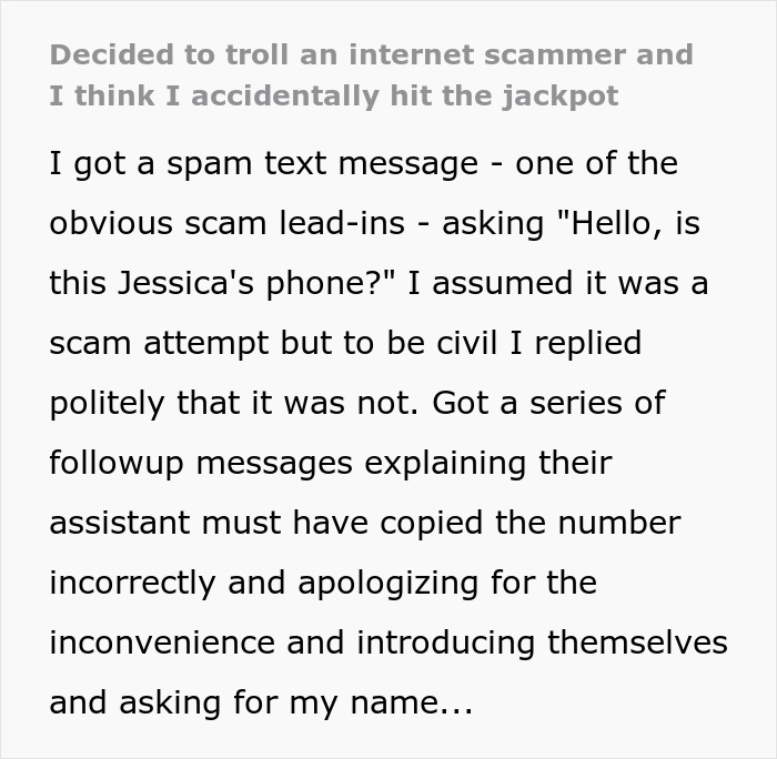 “Decided To Troll An Internet Scammer And I Think I Accidentally Hit The Jackpot” “Decided To Troll An Internet Scammer And I Think I Accidentally Hit The Jackpot”