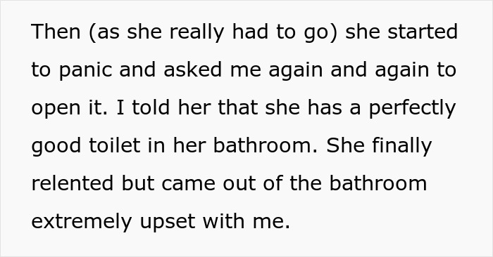 “AITA For Putting An Outside Lock On My Bathroom To Prevent My Wife From Using It?”