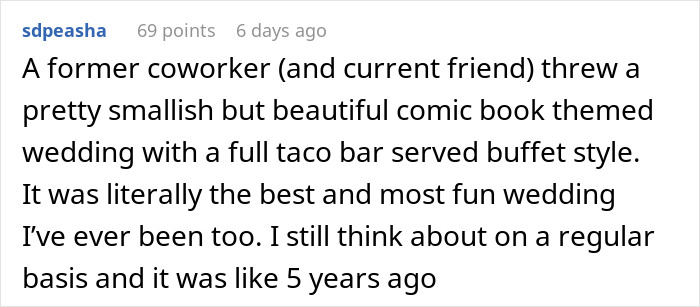 Man Blasts Coworker’s Choice Of Wedding Food, Calls It “White Trash” Man Blasts Coworker’s Choice Of Wedding Food, Calls It “White Trash”