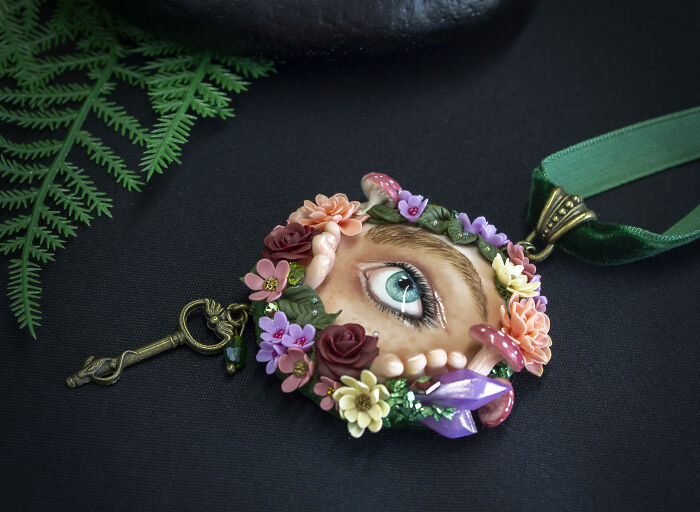 With My Sister, We Create Wearable Art From Polymer Clay (13 Pics)