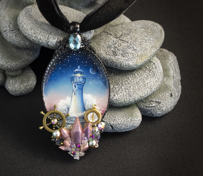 With My Sister, We Create Wearable Art From Polymer Clay (13 Pics)