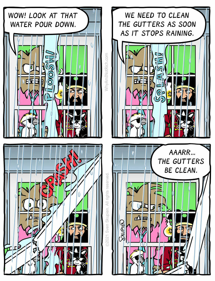 30 Comics Showcasing Characters From The Past Living In The Present Day By Sven Skupien