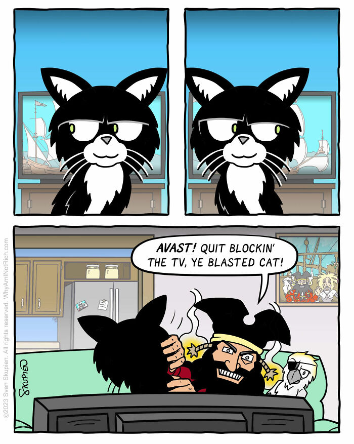 30 Comics Showcasing Characters From The Past Living In The Present Day By Sven Skupien