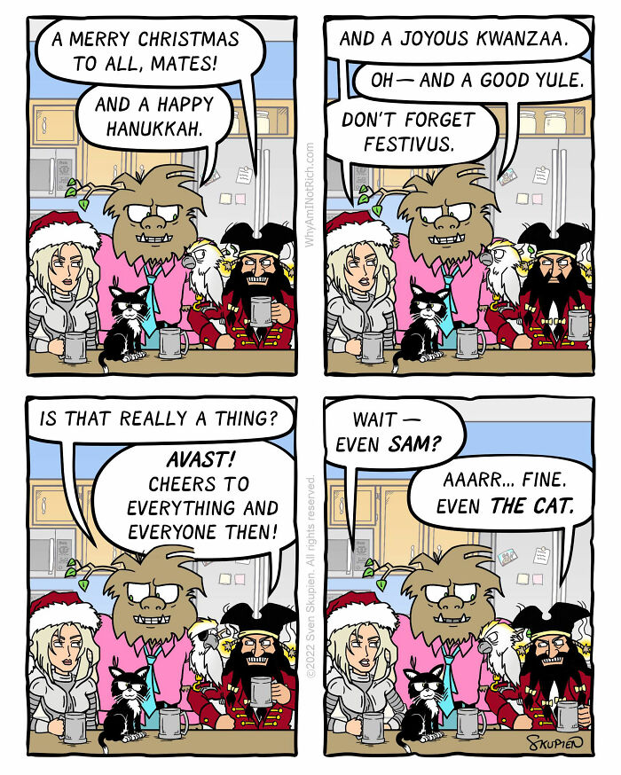 30 Comics Showcasing Characters From The Past Living In The Present Day By Sven Skupien 30 Comics Showcasing Characters From The Past Living In The Present Day By Sven Skupien