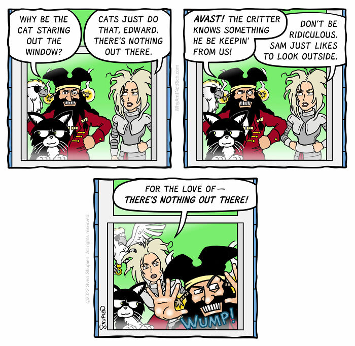 30 Comics Showcasing Characters From The Past Living In The Present Day By Sven Skupien