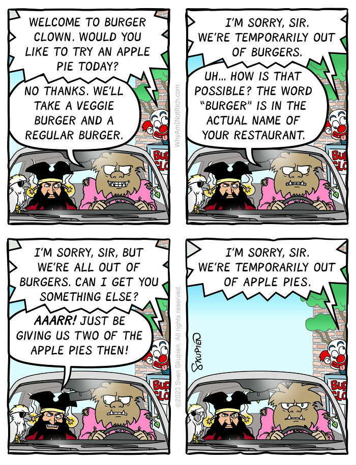 30 Comics Showcasing Characters From The Past Living In The Present Day By Sven Skupien