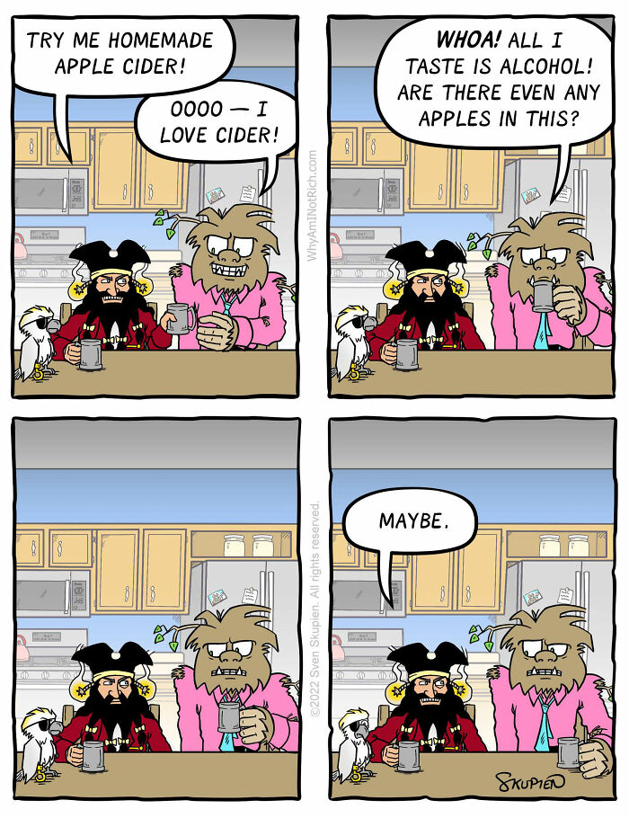 30 Comics Showcasing Characters From The Past Living In The Present Day By Sven Skupien