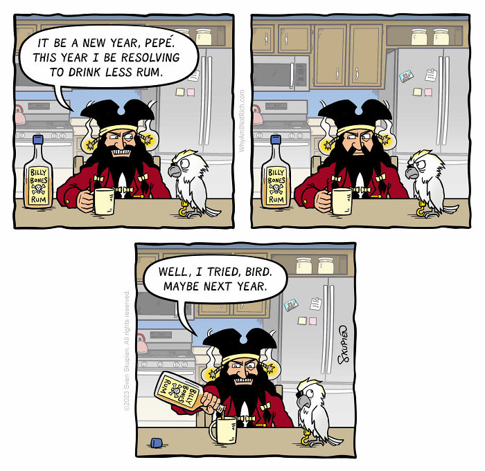 30 Comics Showcasing Characters From The Past Living In The Present Day By Sven Skupien