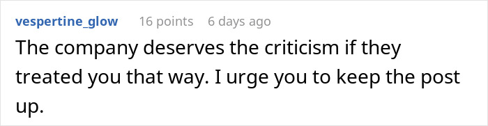 Woman Makes An Honest Glassdoor Review After Company Screws Her Over, They Demand She Delete It Woman Makes An Honest Glassdoor Review After Company Screws Her Over, They Demand She Delete It
