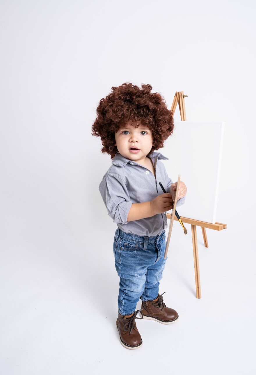 I Took Photos Of My Little Bob Ross I Took Photos Of My Little Bob Ross