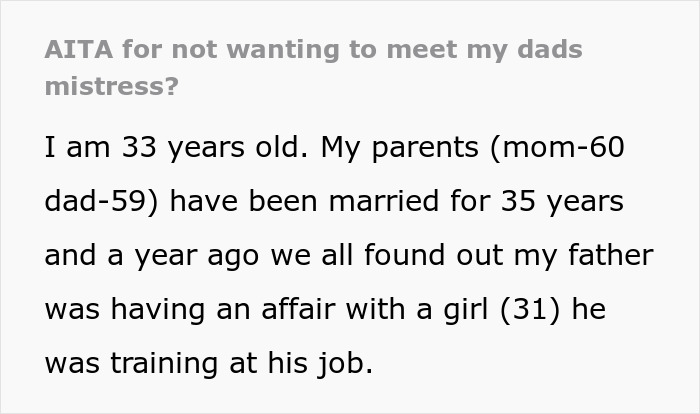 Dad Blows Up Family To Have An Affair, Wants His Reluctant Daughters To Meet His Mistress