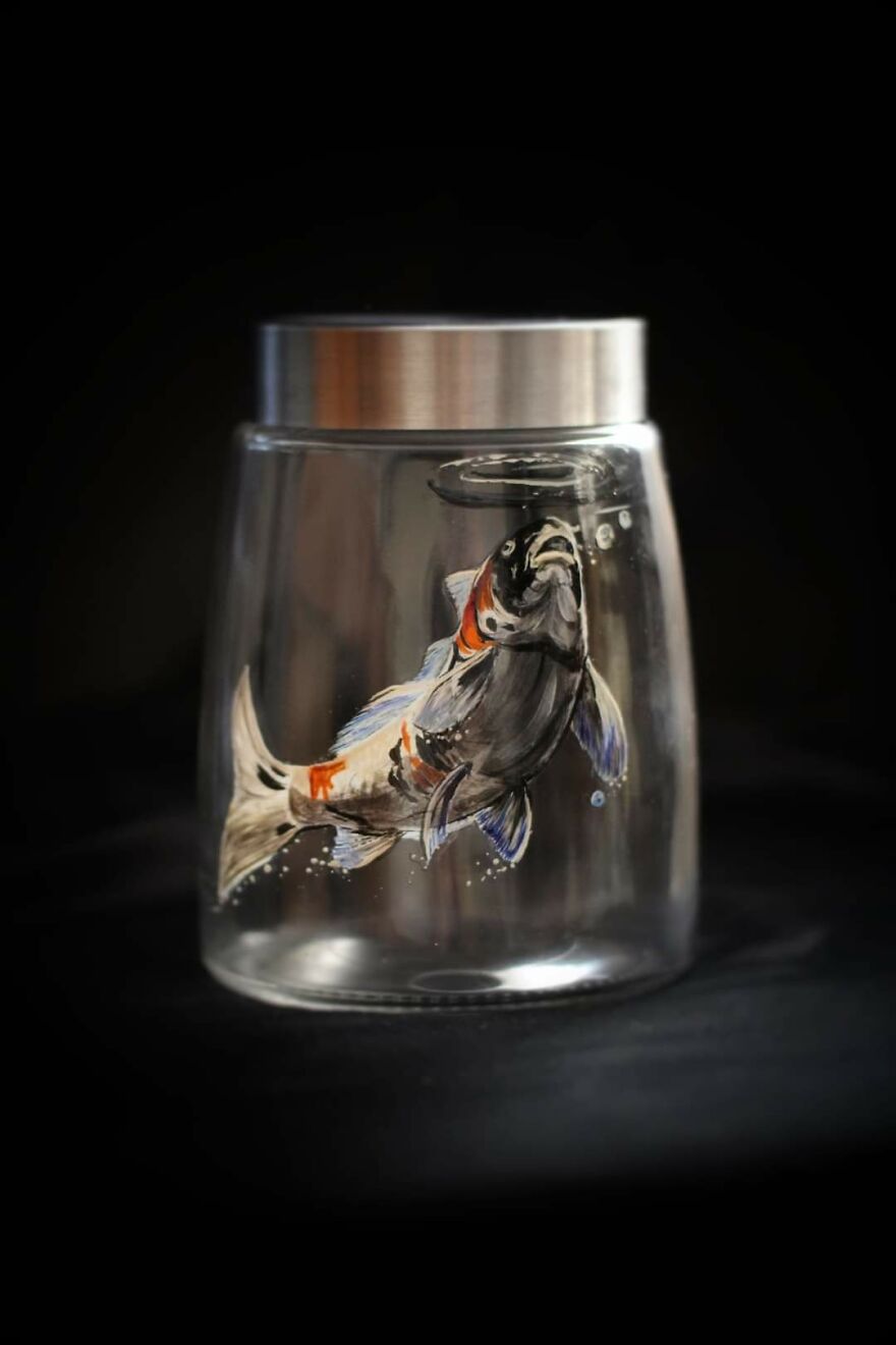 I Use Various Glassware For Painting Hyperrealistic Animals And Here Are 20 Photos Of Them (New Pics) I Use Various Glassware For Painting Hyperrealistic Animals And Here Are 20 Photos Of Them (New Pics)