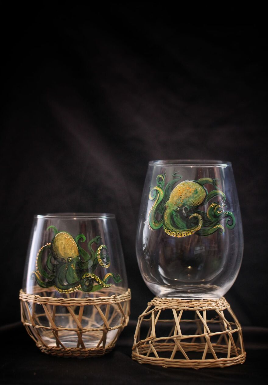 I Use Various Glassware For Painting Hyperrealistic Animals And Here Are 20 Photos Of Them (New Pics) I Use Various Glassware For Painting Hyperrealistic Animals And Here Are 20 Photos Of Them (New Pics)