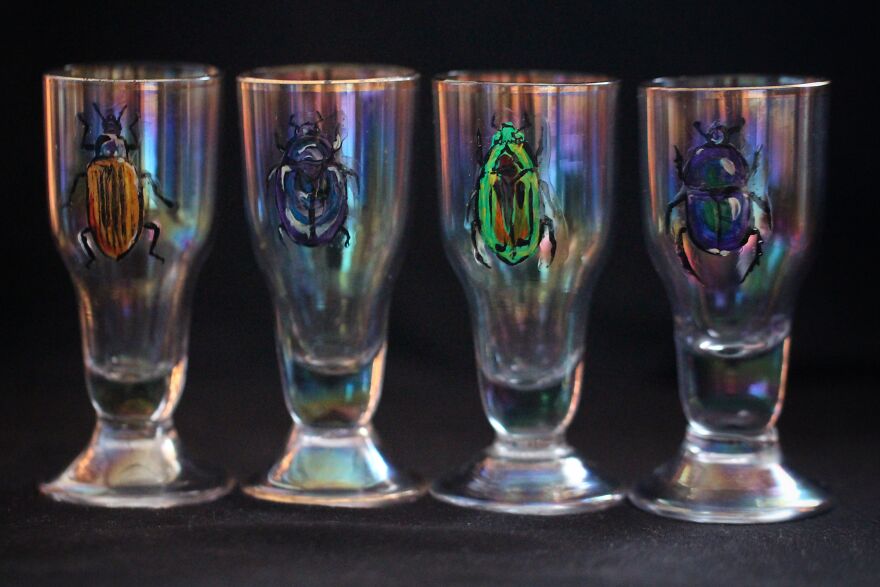 I Use Various Glassware For Painting Hyperrealistic Animals And Here Are 20 Photos Of Them (New Pics) I Use Various Glassware For Painting Hyperrealistic Animals And Here Are 20 Photos Of Them (New Pics)