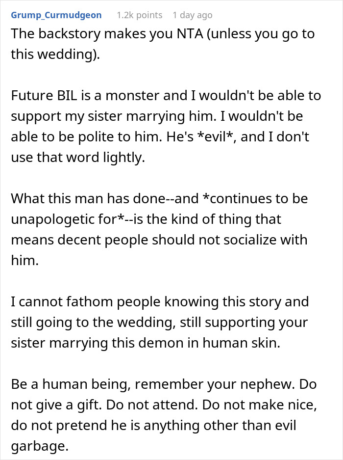 Woman Decides To Skip On Sister’s Child-Free Wedding And Be The Babysitter, Enraging The Bride Woman Decides To Skip On Sister’s Child-Free Wedding And Be The Babysitter, Enraging The Bride