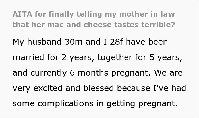 Woman At A Loss For Words After Daughter-In-Law Says She Simply Can’t Eat Her Food At A Family Party Woman At A Loss For Words After Daughter-In-Law Says She Simply Can’t Eat Her Food At A Family Party