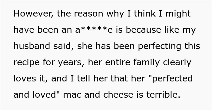 Woman At A Loss For Words After Daughter-In-Law Says She Simply Can’t Eat Her Food At A Family Party Woman At A Loss For Words After Daughter-In-Law Says She Simply Can’t Eat Her Food At A Family Party