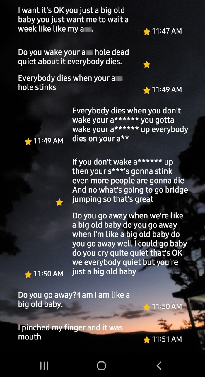 Hey Pandas, What’s The Weirdest Text Message You’ve Ever Received? Hey Pandas, What’s The Weirdest Text Message You’ve Ever Received?