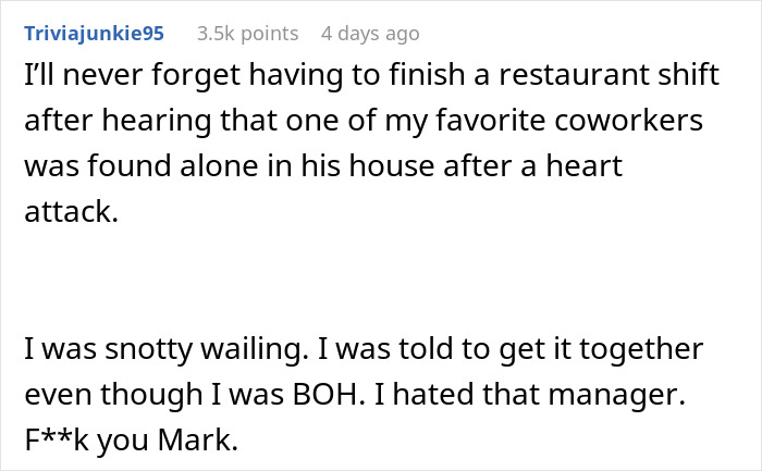 Jerk Boss Denies Teen A Day Off After Her Best Friend Died, So She Maliciously Complies Jerk Boss Denies Teen A Day Off After Her Best Friend Died, So She Maliciously Complies