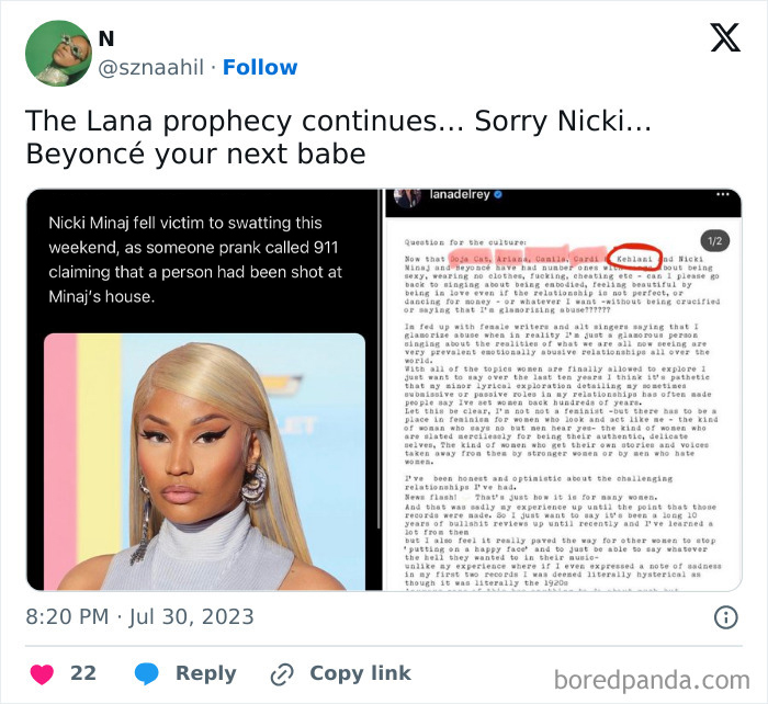 “Beyonce, You’re Next”: Lana Del Rey Declared A Prophet After Predicting The Downfall Of 7 Celebs “Beyonce, You’re Next”: Lana Del Rey Declared A Prophet After Predicting The Downfall Of 7 Celebs