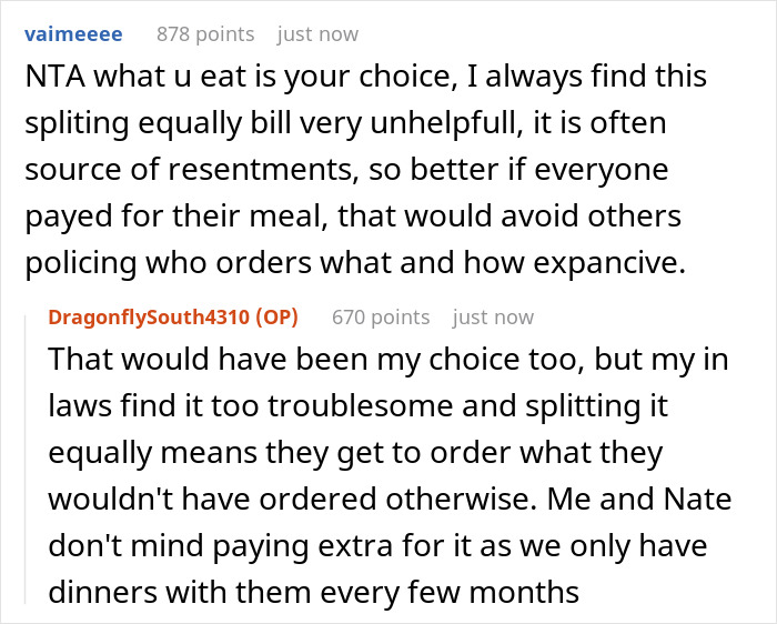 In-Laws Turn Passive Aggressive After DIL Refuses To Give In To MIL&rsquo;s Policing Of Her Eating Habits