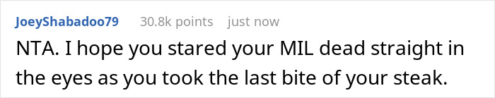 In-Laws Turn Passive Aggressive After DIL Refuses To Give In To MIL&rsquo;s Policing Of Her Eating Habits