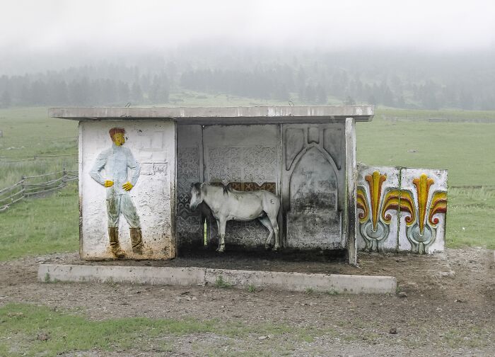 30 Most Bizarre-Looking Bus Stops Captured By Christopher Herwig (New Pics) 30 Most Bizarre-Looking Bus Stops Captured By Christopher Herwig (New Pics)