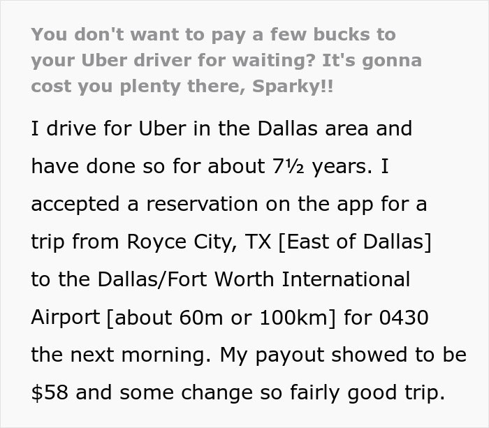 “Wonder How Long It Took For Him To Realize”: Uber Driver Outsmarts Entitled Client