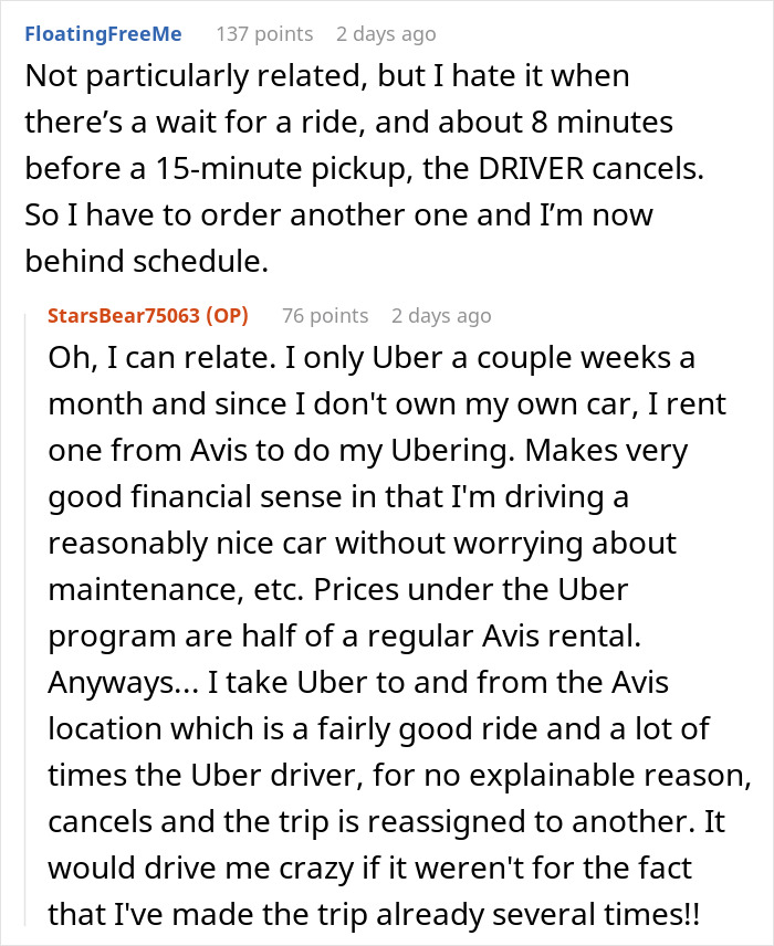 “Wonder How Long It Took For Him To Realize”: Uber Driver Outsmarts Entitled Client