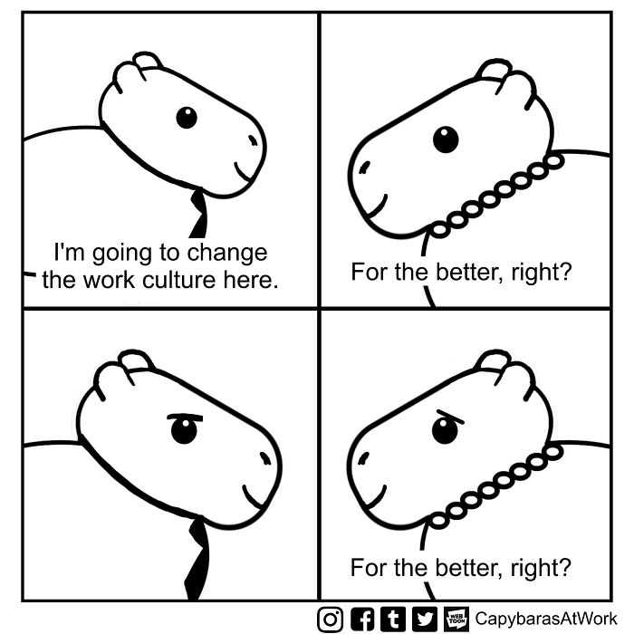 My Comic About Capybaras Showcases The Situations Many Of Us Have To Face At Work (34 Pics)