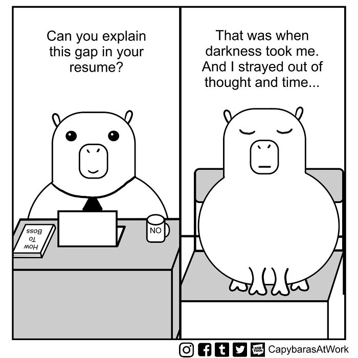 My Comic About Capybaras Showcases The Situations Many Of Us Have To Face At Work (34 Pics)