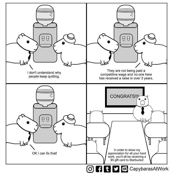 My Comic About Capybaras Showcases The Situations Many Of Us Have To Face At Work (34 Pics)