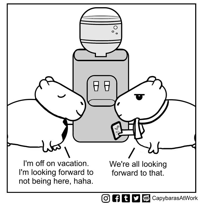 My Comic About Capybaras Showcases The Situations Many Of Us Have To Face At Work (34 Pics)