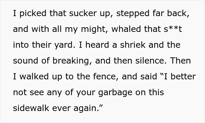 &ldquo;I Won&rdquo;: Woman Puts A Stop To Neighbor’s Kids Trashing The Sidewalk By Beating Them At Their Game