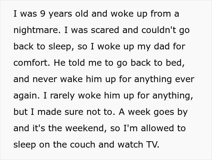 Dad Instructs 9 Y.O. To Never Wake Him Up In The Middle Of The Night Again, Regrets It