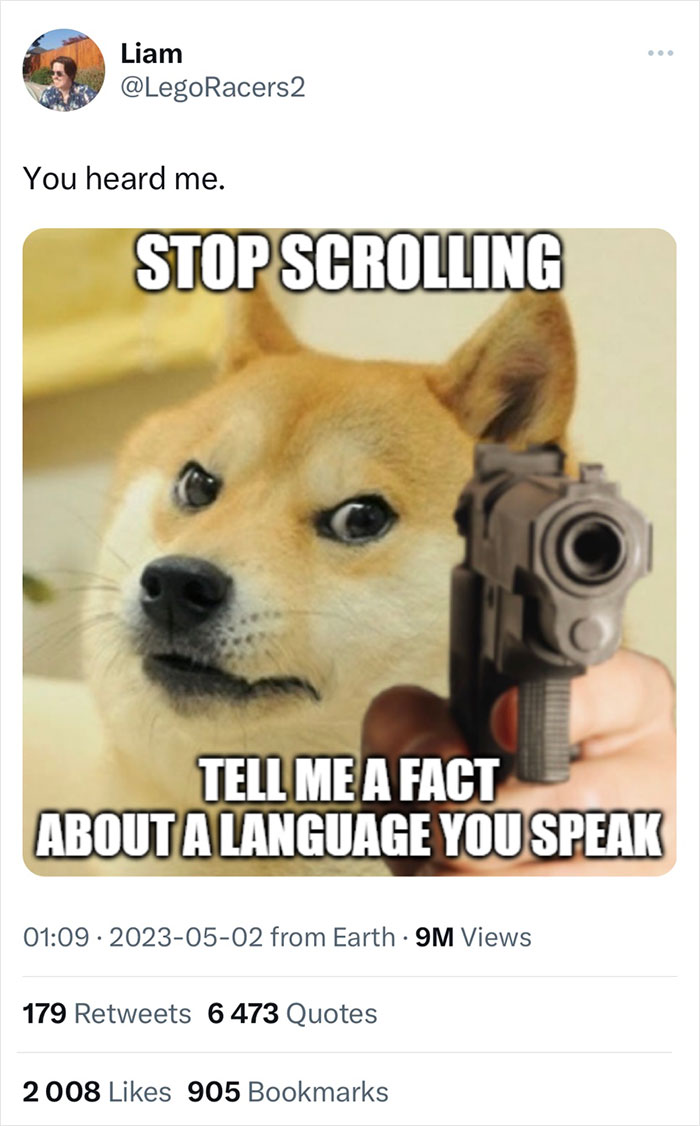 “It Will Irritate You Very Slightly For The Rest Of Your Life”: 30 Cool Language Facts “It Will Irritate You Very Slightly For The Rest Of Your Life”: 30 Cool Language Facts