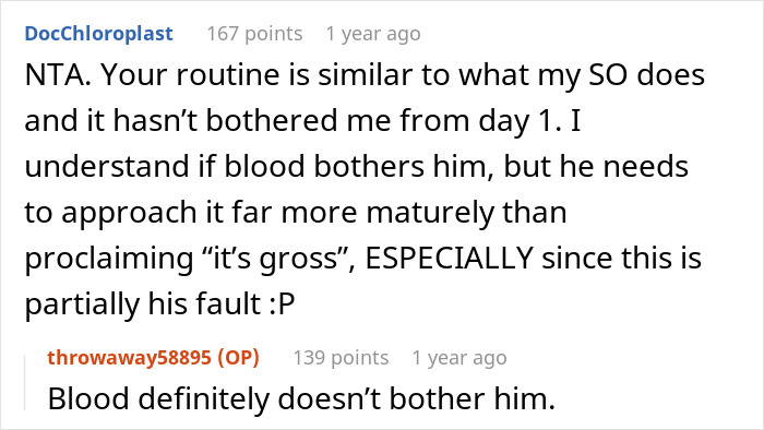 Man Judges Bloody Pads, Not Realizing They Are Due To Giving Birth, Wife Tells Him To Wipe Better Man Judges Bloody Pads, Not Realizing They Are Due To Giving Birth, Wife Tells Him To Wipe Better