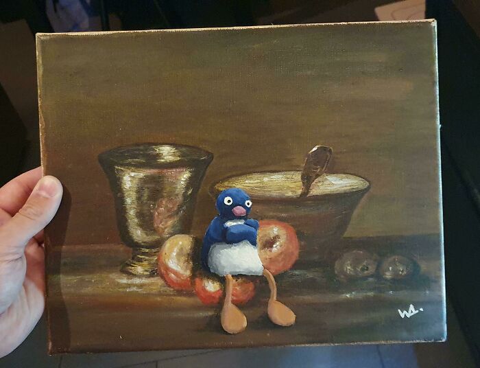 50 Times Creative People Customized Thrifted Artworks In The Best Way (New Pics) 50 Times Creative People Customized Thrifted Artworks In The Best Way (New Pics)