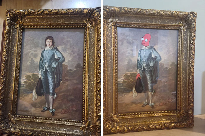 50 Times Creative People Customized Thrifted Artworks In The Best Way (New Pics) 50 Times Creative People Customized Thrifted Artworks In The Best Way (New Pics)